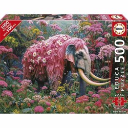 Puzzle Elefante Florido Educa 500 piezas, arte y color para tu hogar