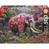 Puzzle Elefante Florido Educa 500 piezas, arte y color para tu hogar