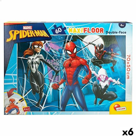 Puzzle Infantil Spider-Man Doble Cara 60 Piezas (Pack 6 Unidades) - Compra online en MegaJuguetes