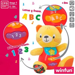 Peluches Niños Winfun Gato Interactivo con Sonido - Compra online en MegaJuguetes 2