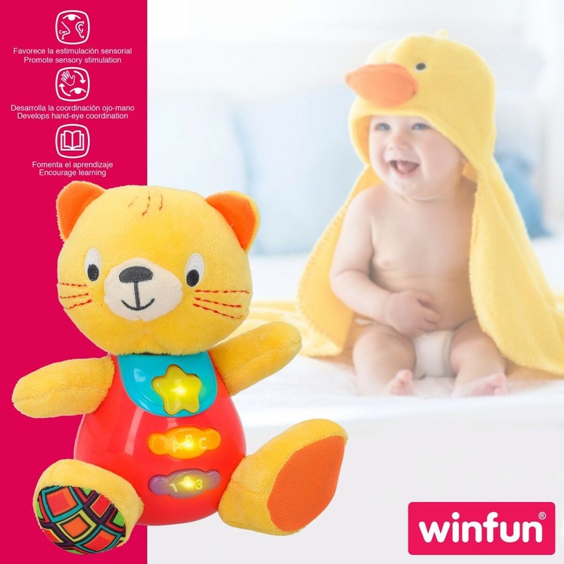 Peluches Niños Winfun Gato Interactivo con Sonido