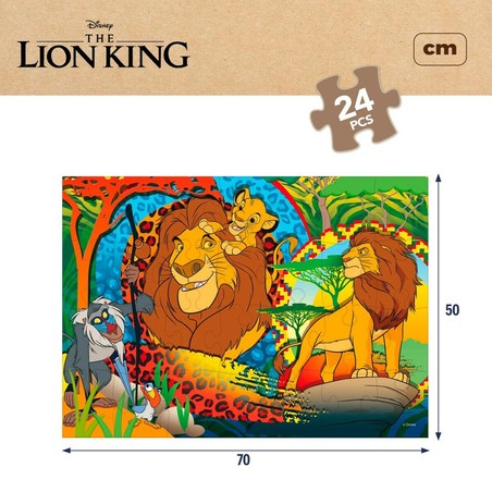 Puzzle Infantil El Rey León Doble Cara 24 Piezas