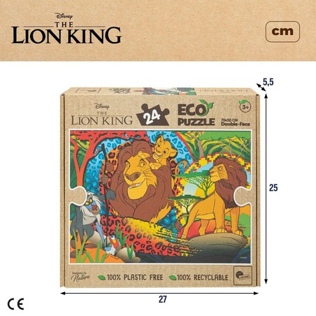 Puzzle Infantil El Rey León Doble Cara 24 Piezas
