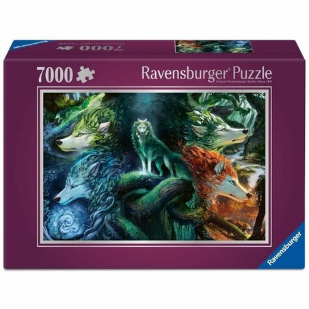 puzzle 7000 piezas Ravensburger Whispers of the Forest completo