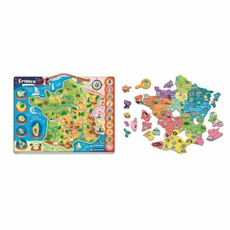 Set de puzzle infantil Clementoni para aprender francés