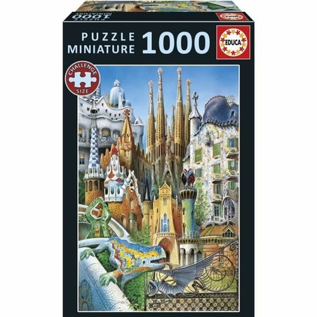 Puzzle Educa Gaudí Collage Miniatura, arte y desafío para adultos