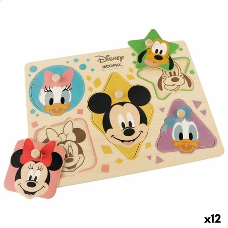 Puzzle Infantil Disney de Madera - 5 Piezas para +2 Años - Compra online en MegaJuguetes
