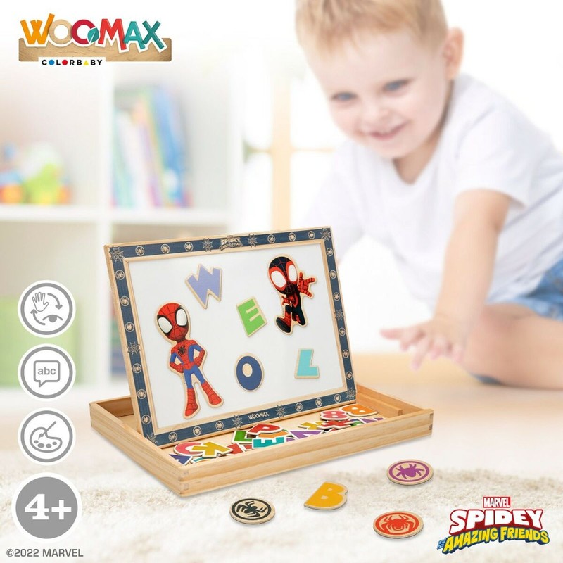Manualidades Niños: Pizarra Magnética Spider-Man 2 en 1
