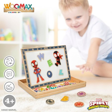Manualidades Niños: Pizarra Magnética Spider-Man 2 en 1
