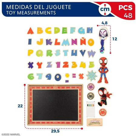Manualidades Niños: Pizarra Magnética Spider-Man 2 en 1