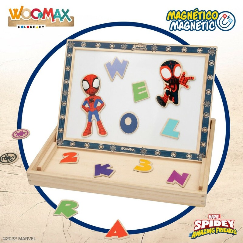 Manualidades Niños: Pizarra Magnética Spider-Man 2 en 1