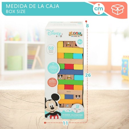 Juegos Mesa Niños: Dominó Disney WOOMAX Educativo