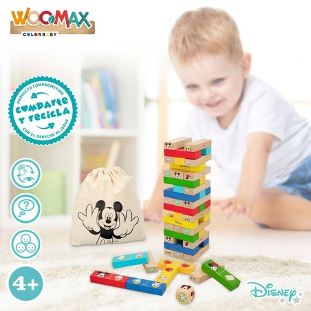 Juegos Mesa Niños: Dominó Disney WOOMAX Educativo