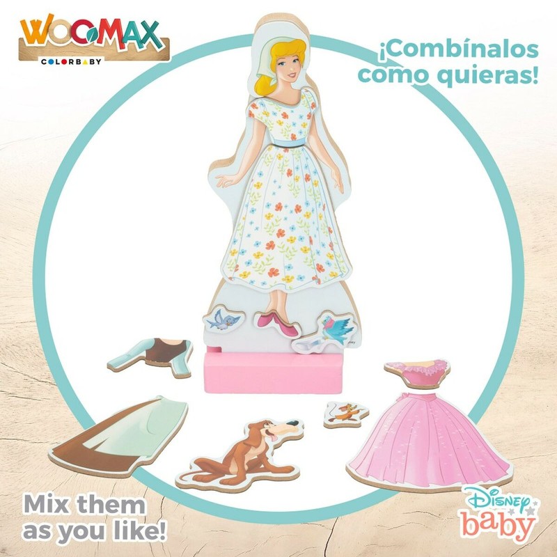 Puzzle Infantil Disney Cenicienta - Vestir y Crear