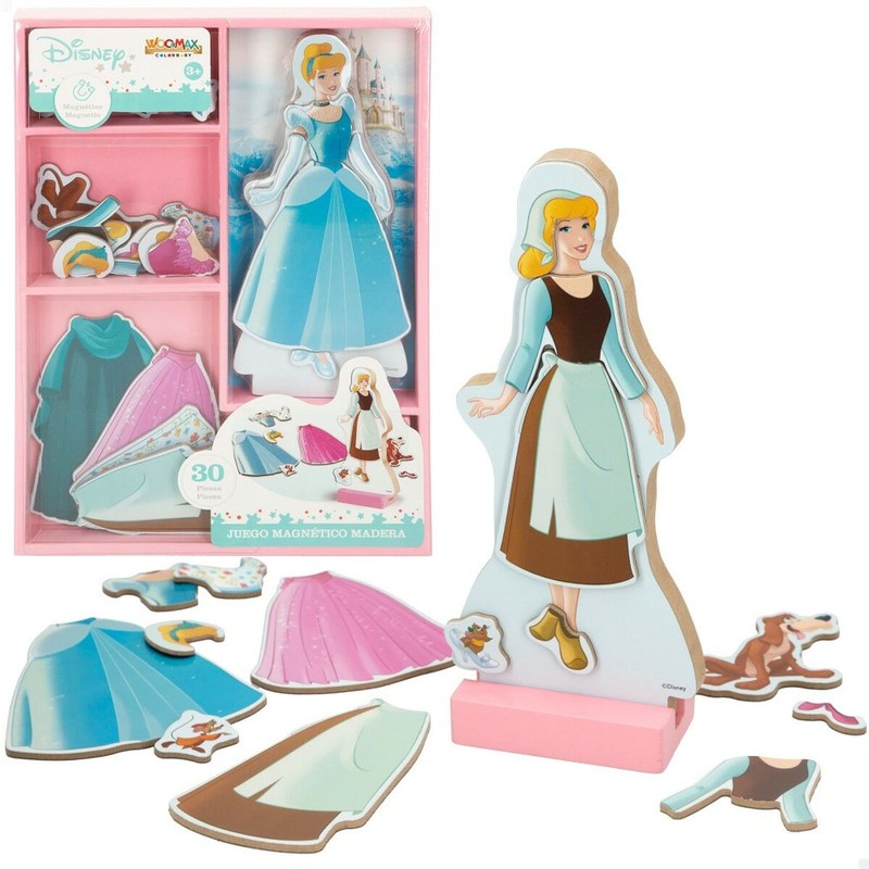 Puzzle Infantil Disney Cenicienta - Vestir y Crear