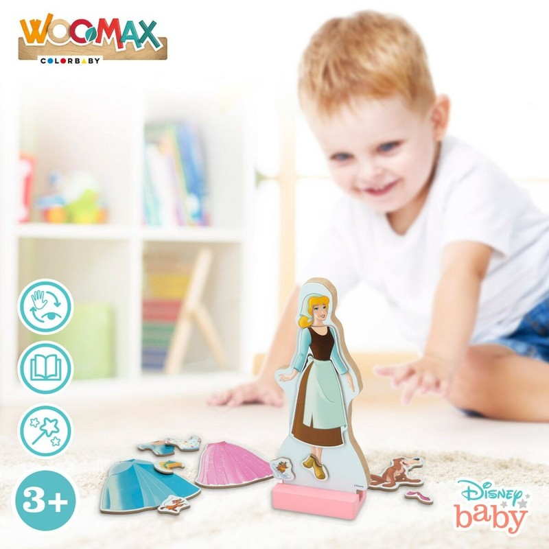 Puzzle Infantil Disney Cenicienta - Vestir y Crear