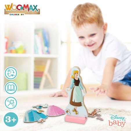 Puzzle Infantil Disney Cenicienta - Vestir y Crear