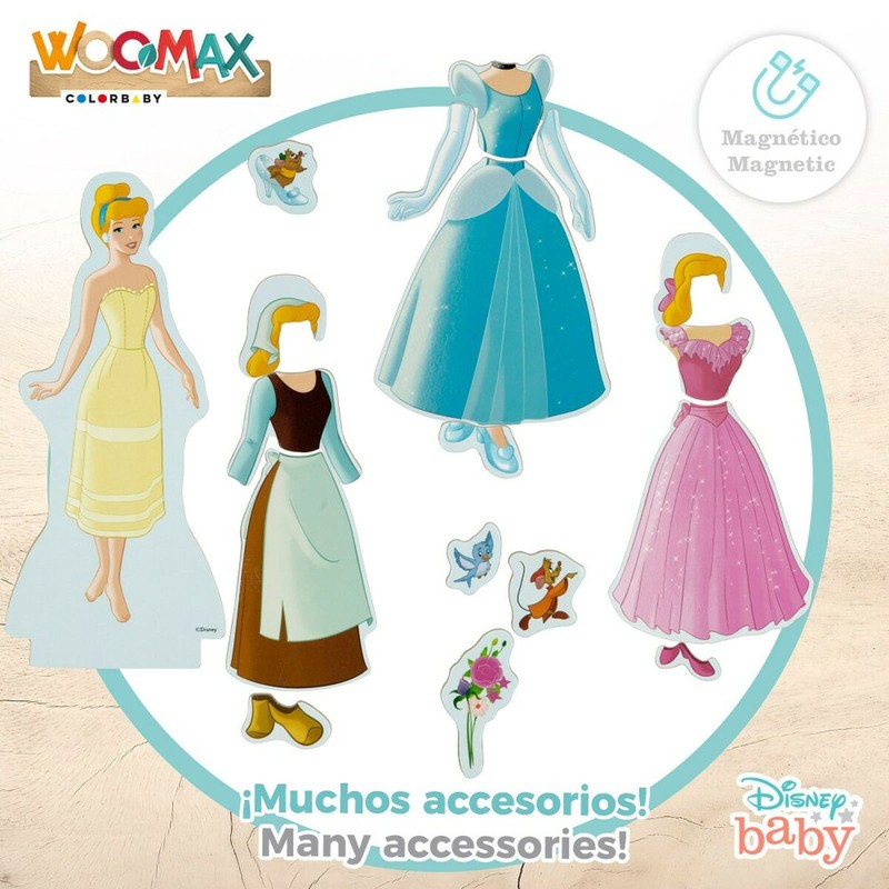 Puzzle Infantil Disney Cenicienta - Vestir y Crear