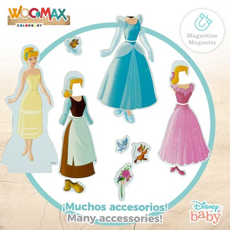 Puzzle Infantil Disney Cenicienta - Vestir y Crear