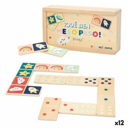 Juegos Mesa Niños: Dominó Educativo Mr. Wonderful de Madera - Compra online en MegaJuguetes