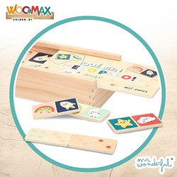 Juegos Mesa Niños: Dominó Educativo Mr. Wonderful de Madera - Compra online en MegaJuguetes 2