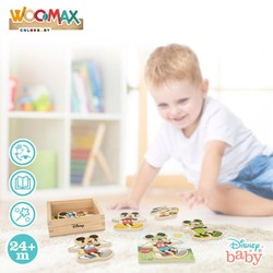 Puzzle Infantil Disney de Madera Woomax - Mickey Mouse +2 Años - Compra online en MegaJuguetes 2