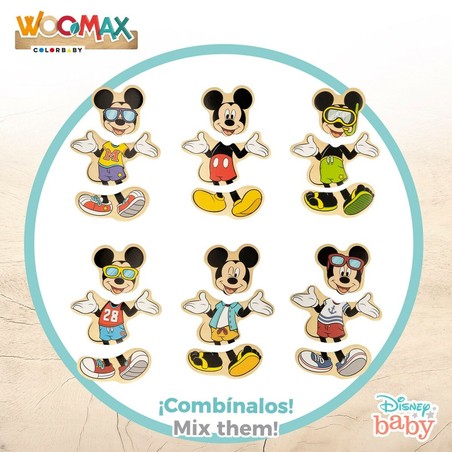 Puzzle Infantil Disney de Madera Woomax - Mickey Mouse +2 Años