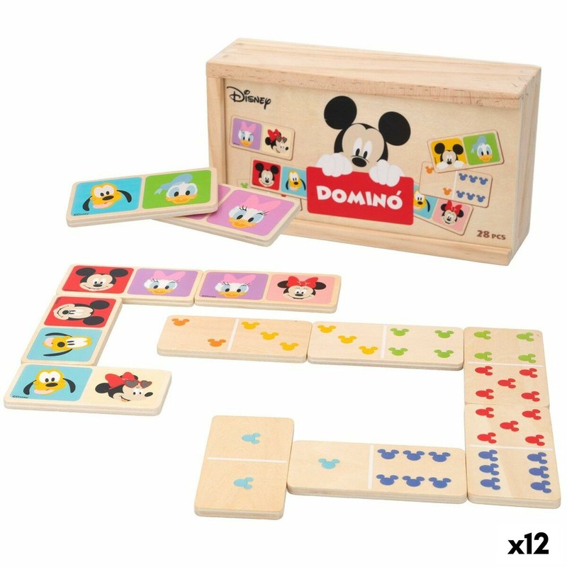Juegos Mesa Niños: Dominó Disney Educativo (12 Unidades) - Compra online en MegaJuguetes