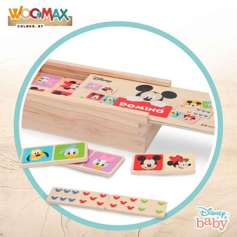 Juegos Mesa Niños: Dominó Disney Educativo (12 Unidades)