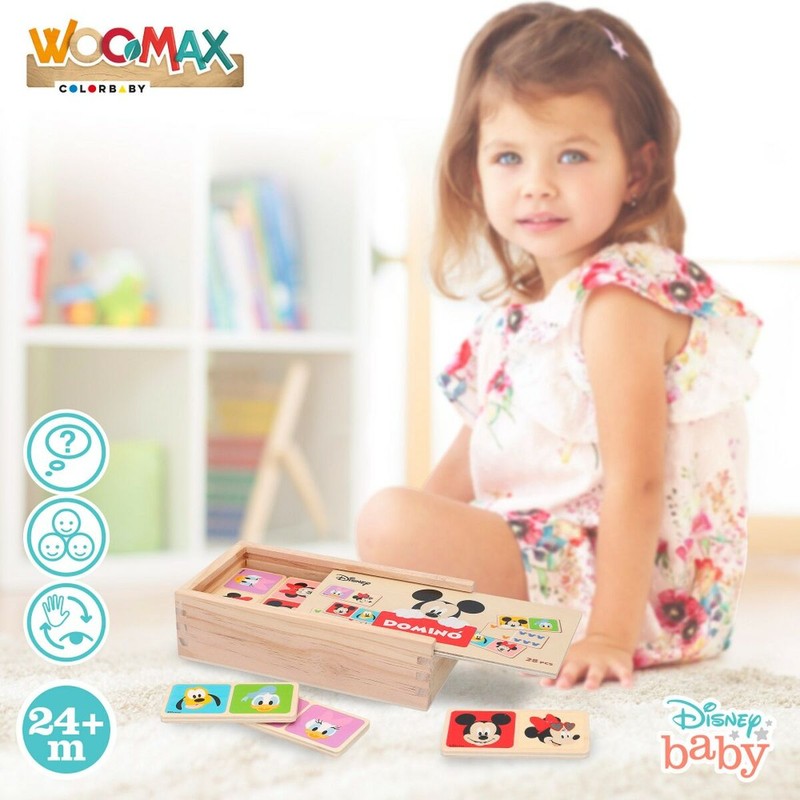 Juegos Mesa Niños: Dominó Disney Educativo (12 Unidades)