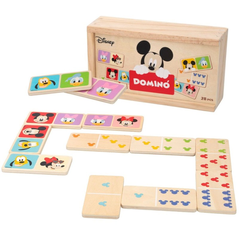 Juegos Mesa Niños: Dominó Disney Educativo (12 Unidades)