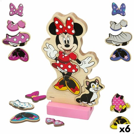 Puzzle Infantil Disney Minnie Mouse de Madera Magnético - Compra online en MegaJuguetes