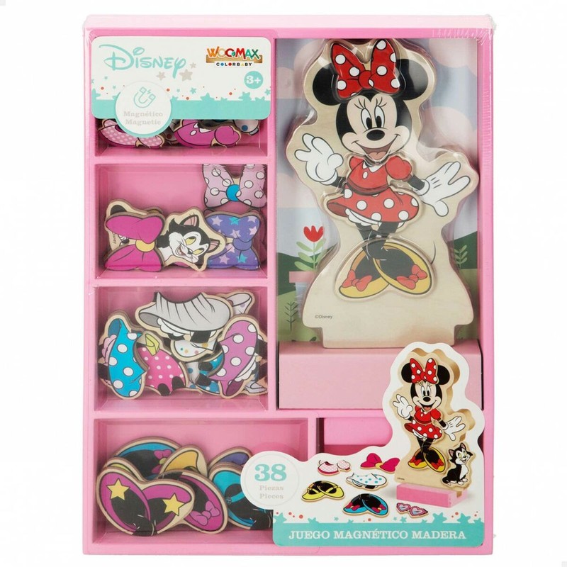 Puzzle Infantil Disney Minnie Mouse de Madera Magnético