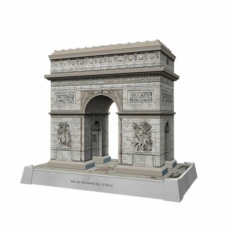 Bloques construcción infantiles: Montaje de puzzle 3D Arco del Triunfo