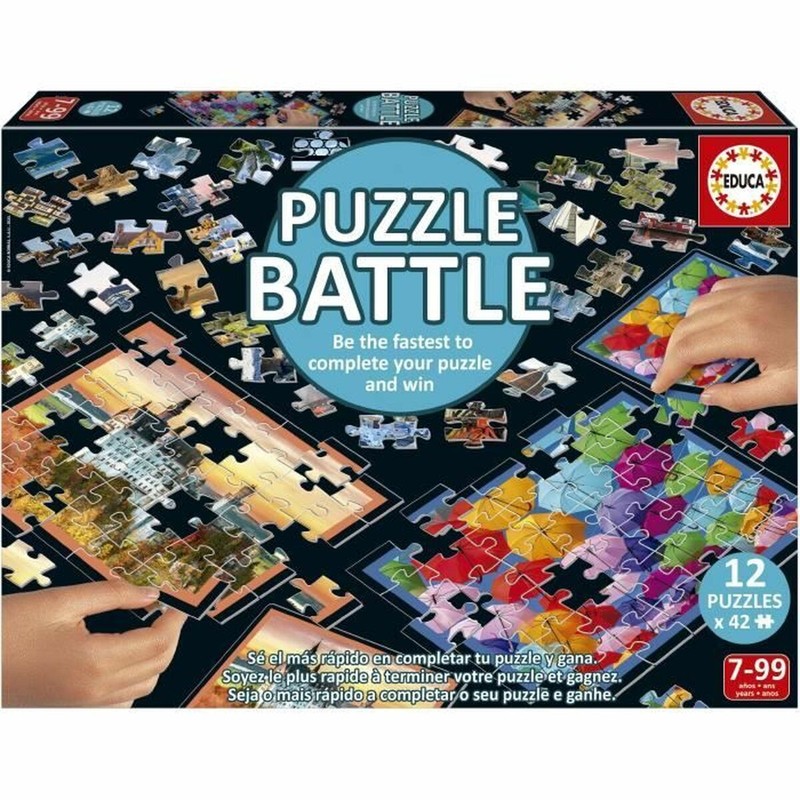 Puzzle Educa Battle Travel de 42 piezas para niños