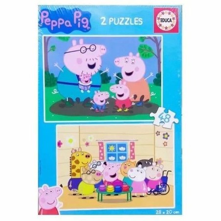 Juguetes construcción niños - Puzzle Peppa Pig 48 piezas