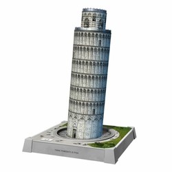 Juguetes construcción niños: Puzzle 3D Ravensburger Torre de Pisa en su caja. 2