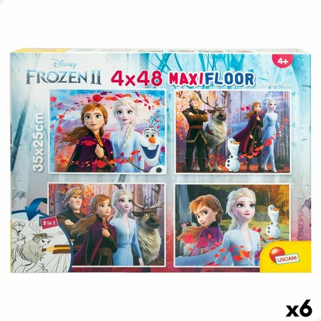 Puzzle Infantil Frozen Doble Cara 4 en 1 de 48 Piezas - Compra online en MegaJuguetes