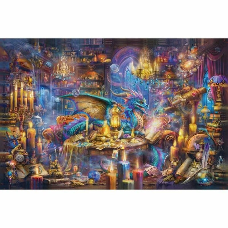 set construcción educativo rompecabezas ravensburger dragones