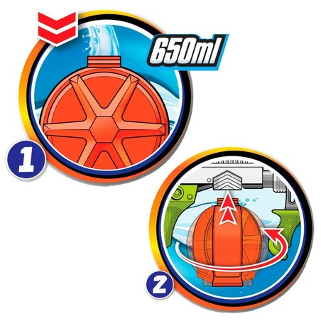 Juguetes exterior niños: Pistola de Agua Lanard 650 ml (Pack 2)