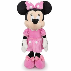 Peluches Niños: Minnie Mouse Rosa Gigante 120 cm - Compra online en MegaJuguetes