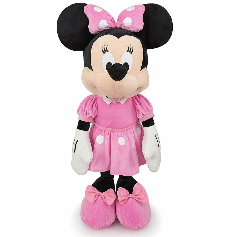 Peluches Niños: Minnie Mouse Rosa Gigante 120 cm - Compra online en MegaJuguetes