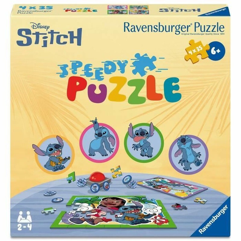 Puzzle Stitch infantil Ravensburger, diversión y aprendizaje para niños