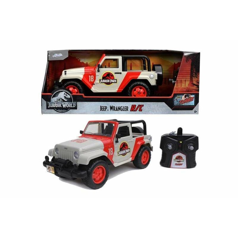 Coches Juguete Niños: Jeep Wrangler RC Jurassic World 1:16 - Compra online en MegaJuguetes