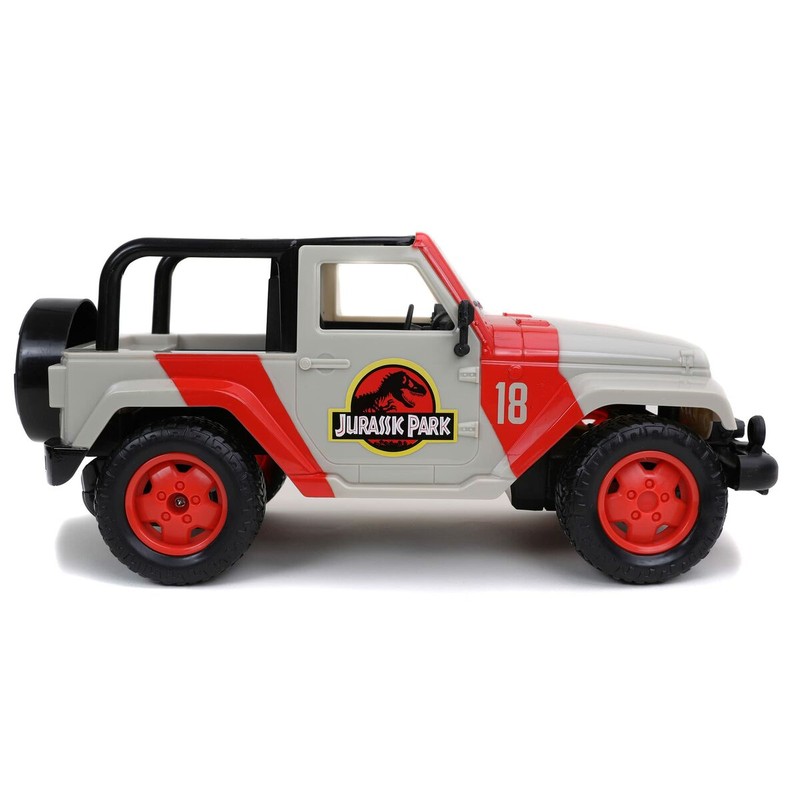 Coches Juguete Niños: Jeep Wrangler RC Jurassic World 1:16