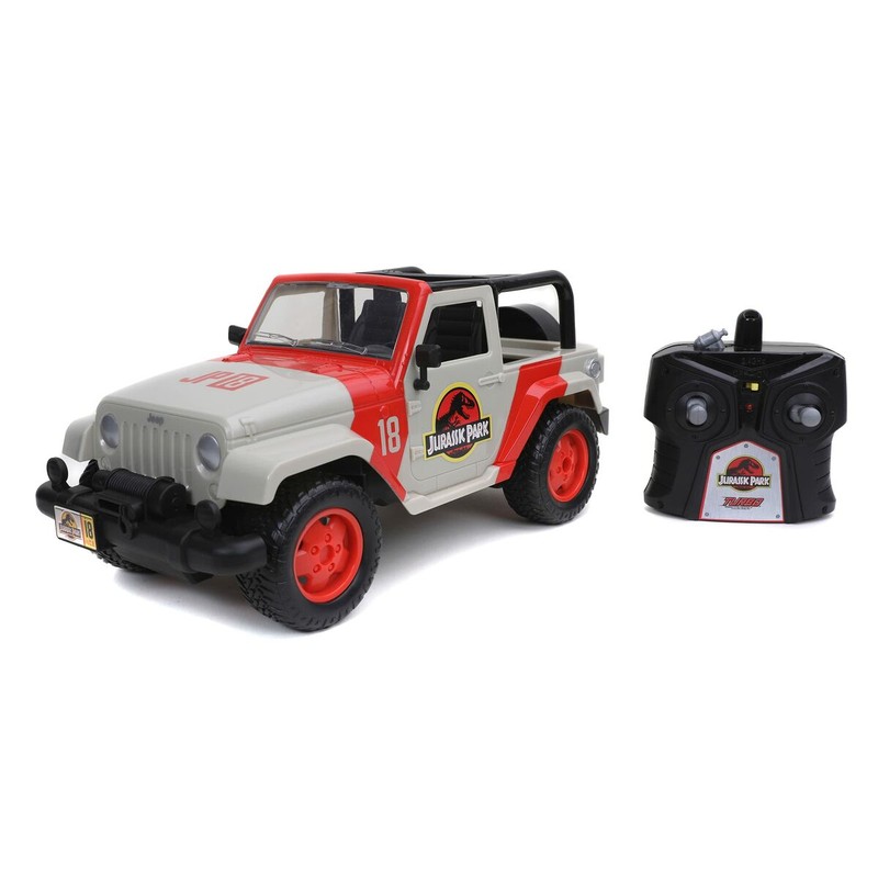 Coches Juguete Niños: Jeep Wrangler RC Jurassic World 1:16