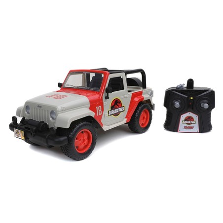 Coches Juguete Niños: Jeep Wrangler RC Jurassic World 1:16