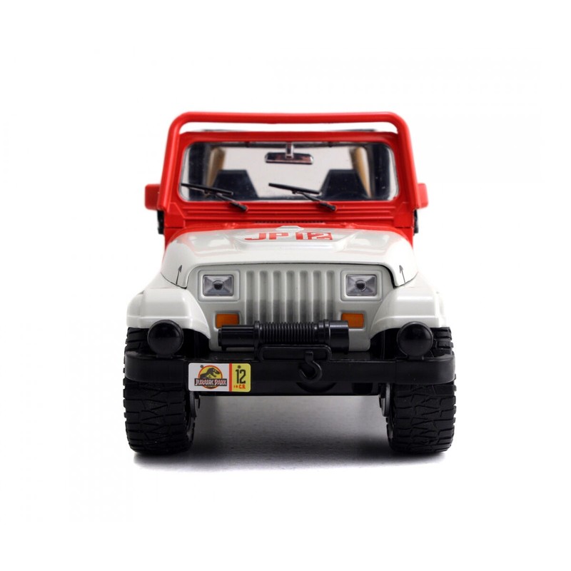 Coche Juguete Niños: Jeep Wrangler Jurassic Park 19 cm Metálico