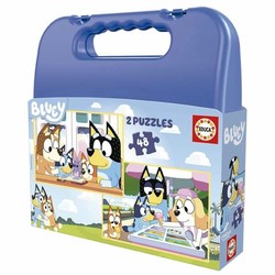 Puzzle Infantil Educa Bluey - Set de 2 Rompecabezas 48 Piezas - Compra online en MegaJuguetes