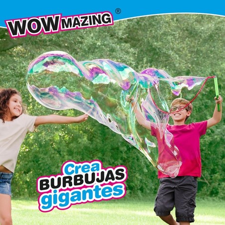 Juguetes Exterior Niños: Juego de Pompas de Jabón WOWmazing Gigantes